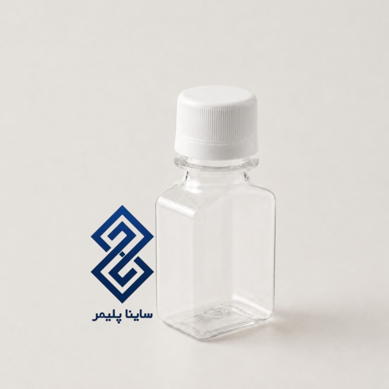 بطری پت 60 کتابی شفاف