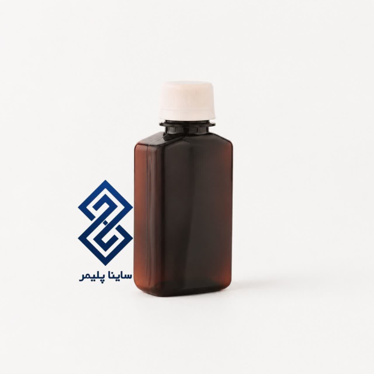 بطری پت 120 کتابی قهوه ای