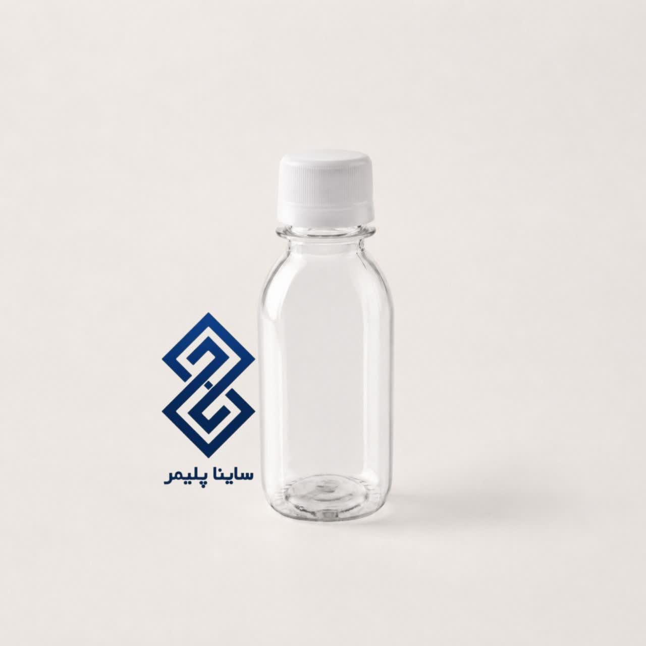 بطری پت 120 گرد شفاف