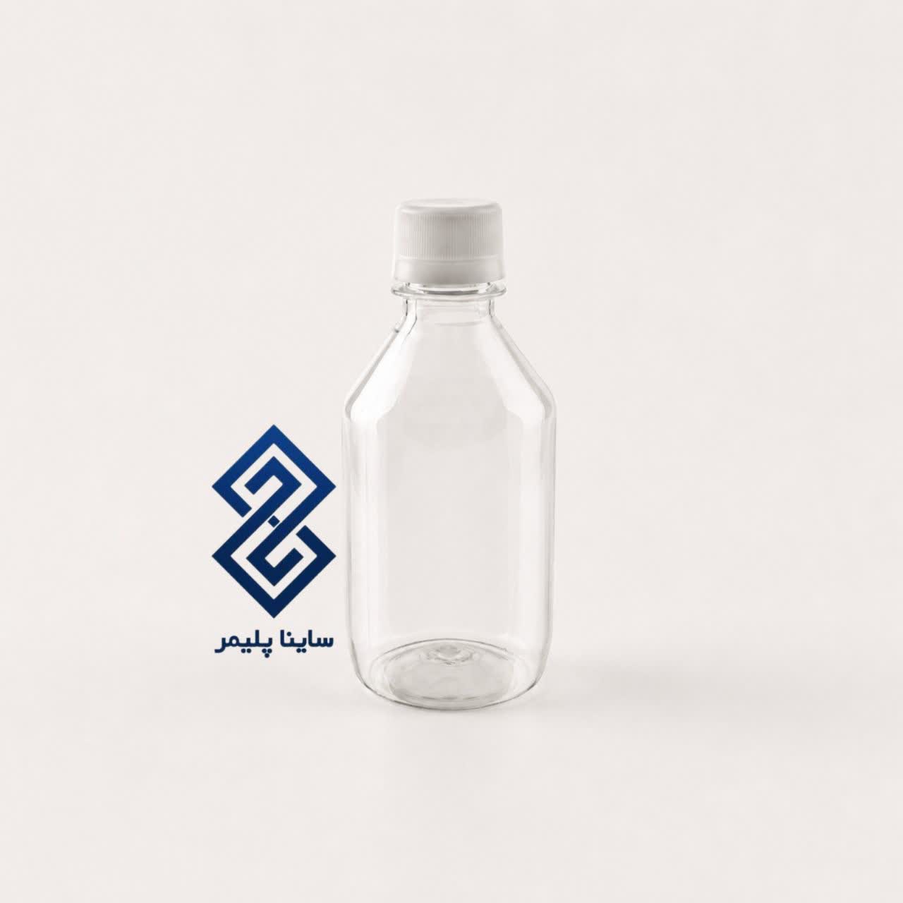 بطری پت 250 گرد شفاف
