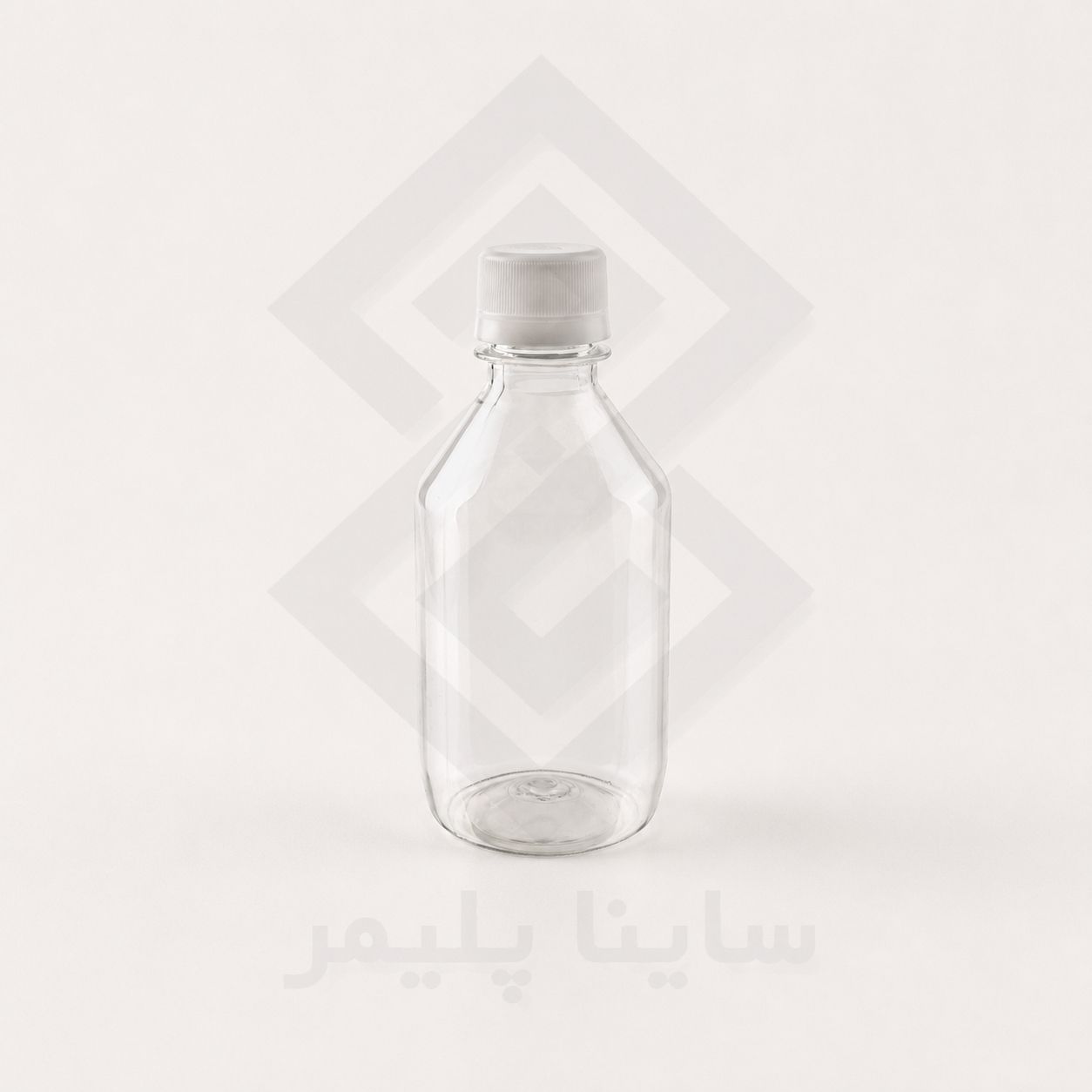 بطری پت 250 گرد شفاف