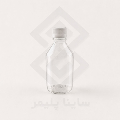 بطری پت 250 گرد شفاف