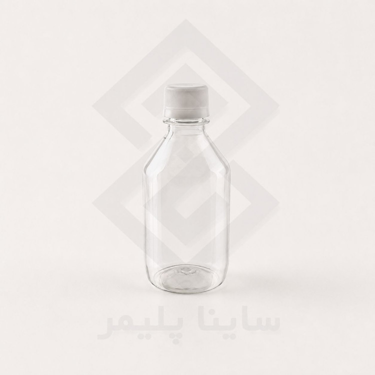 بطری پت 250 گرد شفاف