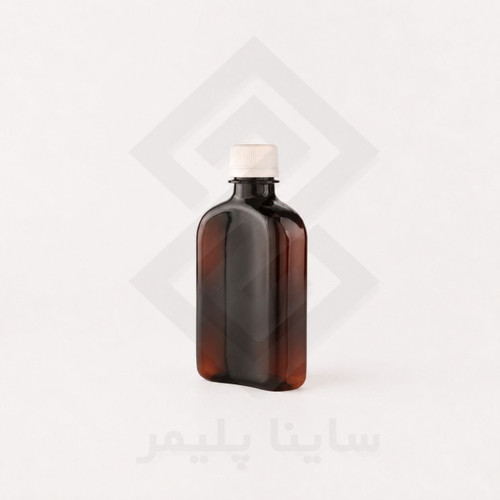 بطری پت 250 کتابی قهوه ای