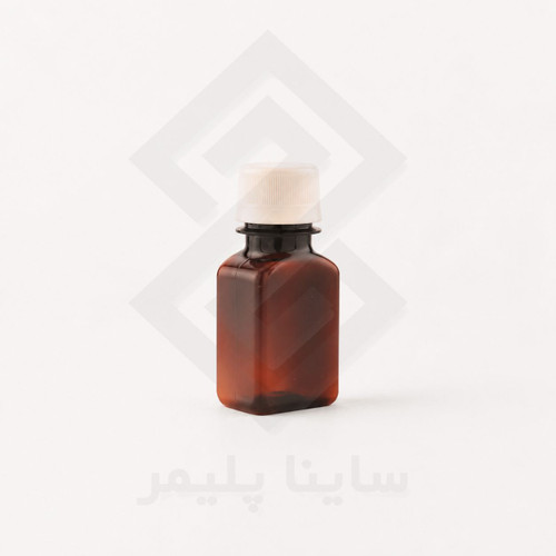 بطری پت 60 کتابی قهوه ای