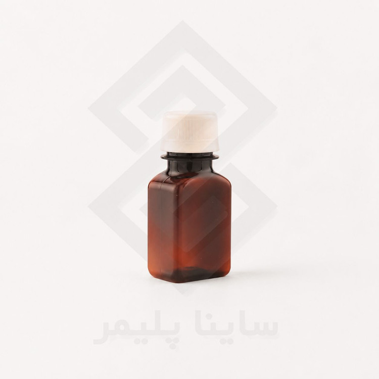 بطری پت 60 کتابی قهوه ای