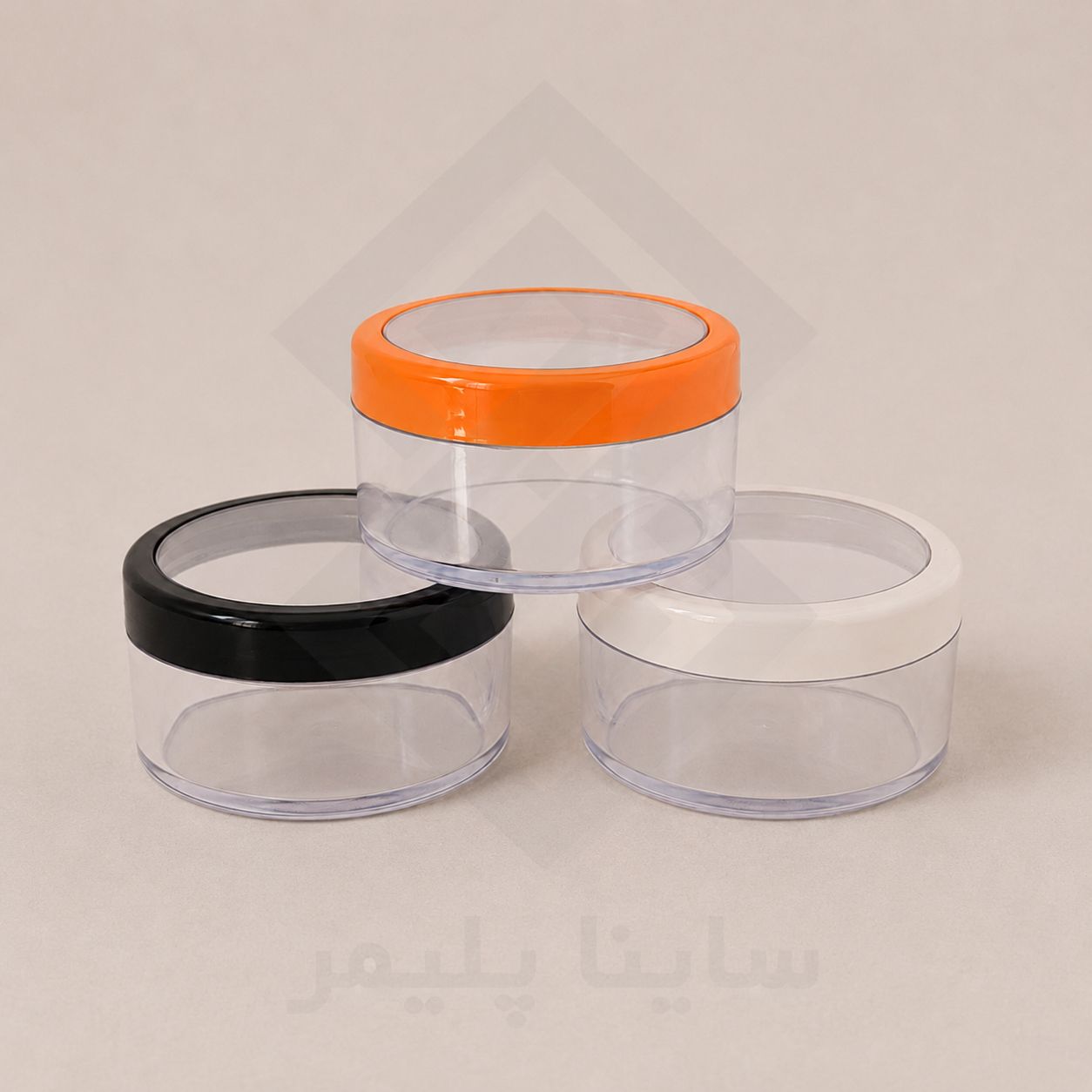 ظرف کریستال گرد ۳۰ گرم رینگی