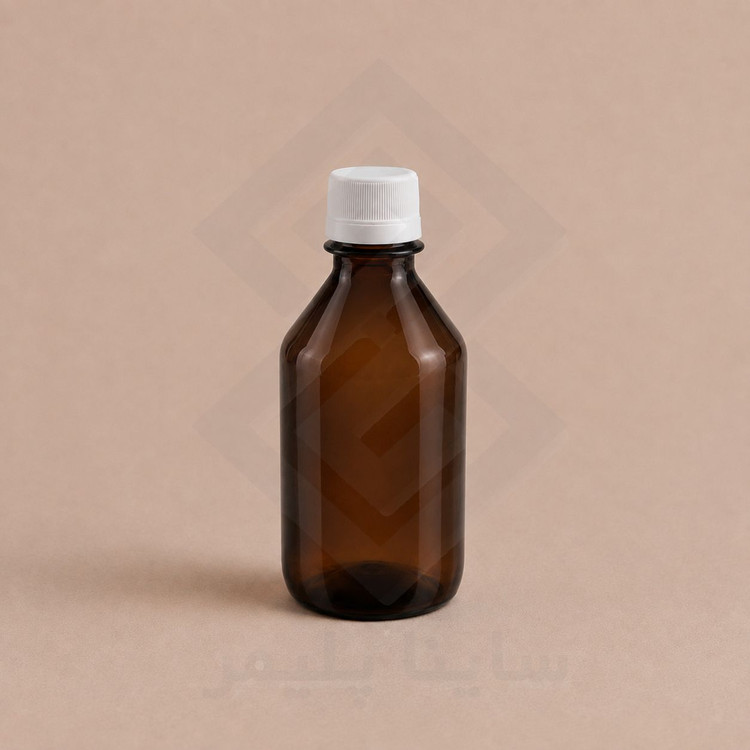 بطری ۲۵۰ گرد قهوه ای