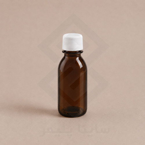 بطری پت 120 گرد قهوه ای