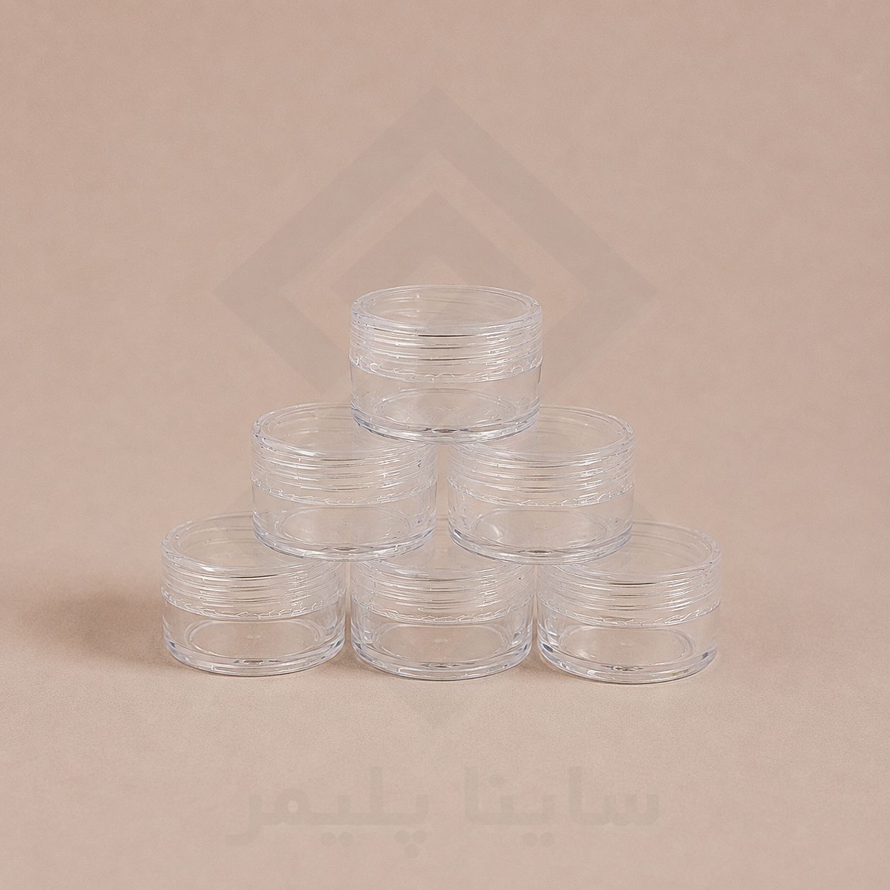 ظرف کریستال گرد 5 گرم