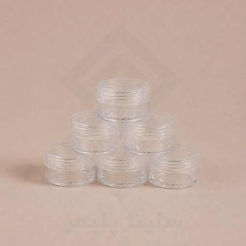 ظرف کریستال گرد 5 گرم