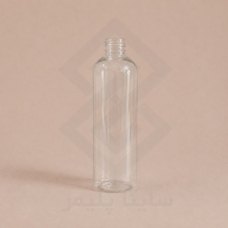 بطری پت ۲۵۰ شانه گرد شفاف