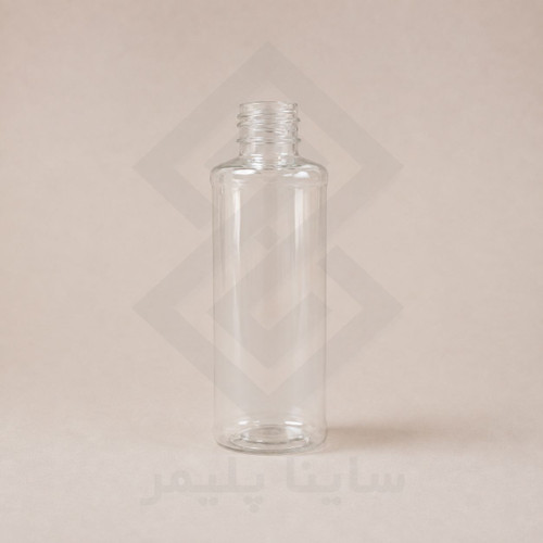 بطری پت ۱۲۰ شانه تخت لیبل خور شفاف