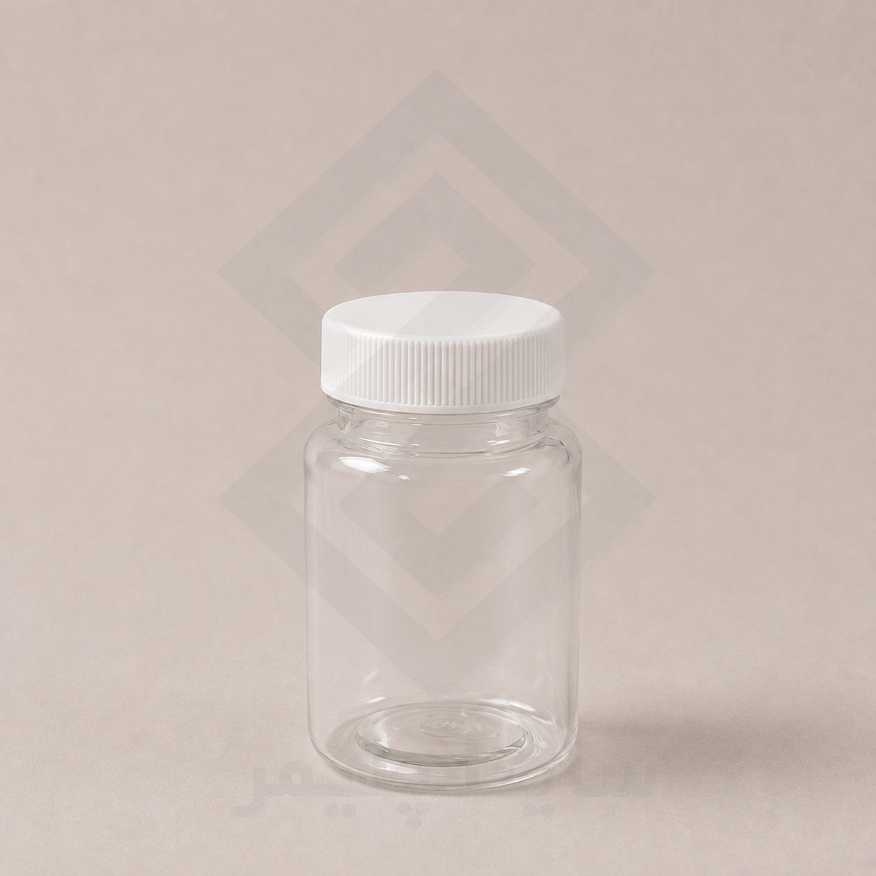 بطری پت جار ۱۰۰ گرد شفاف